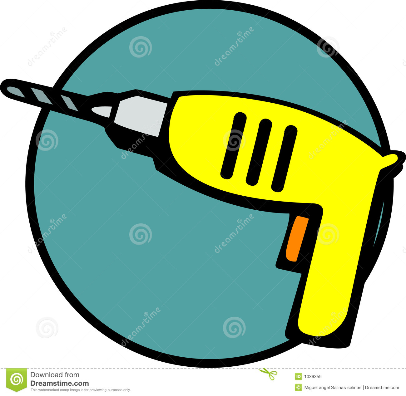 1300x1269 With Drill Bit Vector