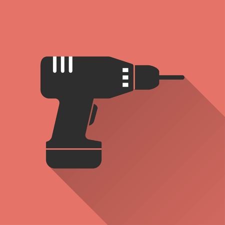 450x450 Drill Vector Icon Illustration Isolated For Graphic And Web