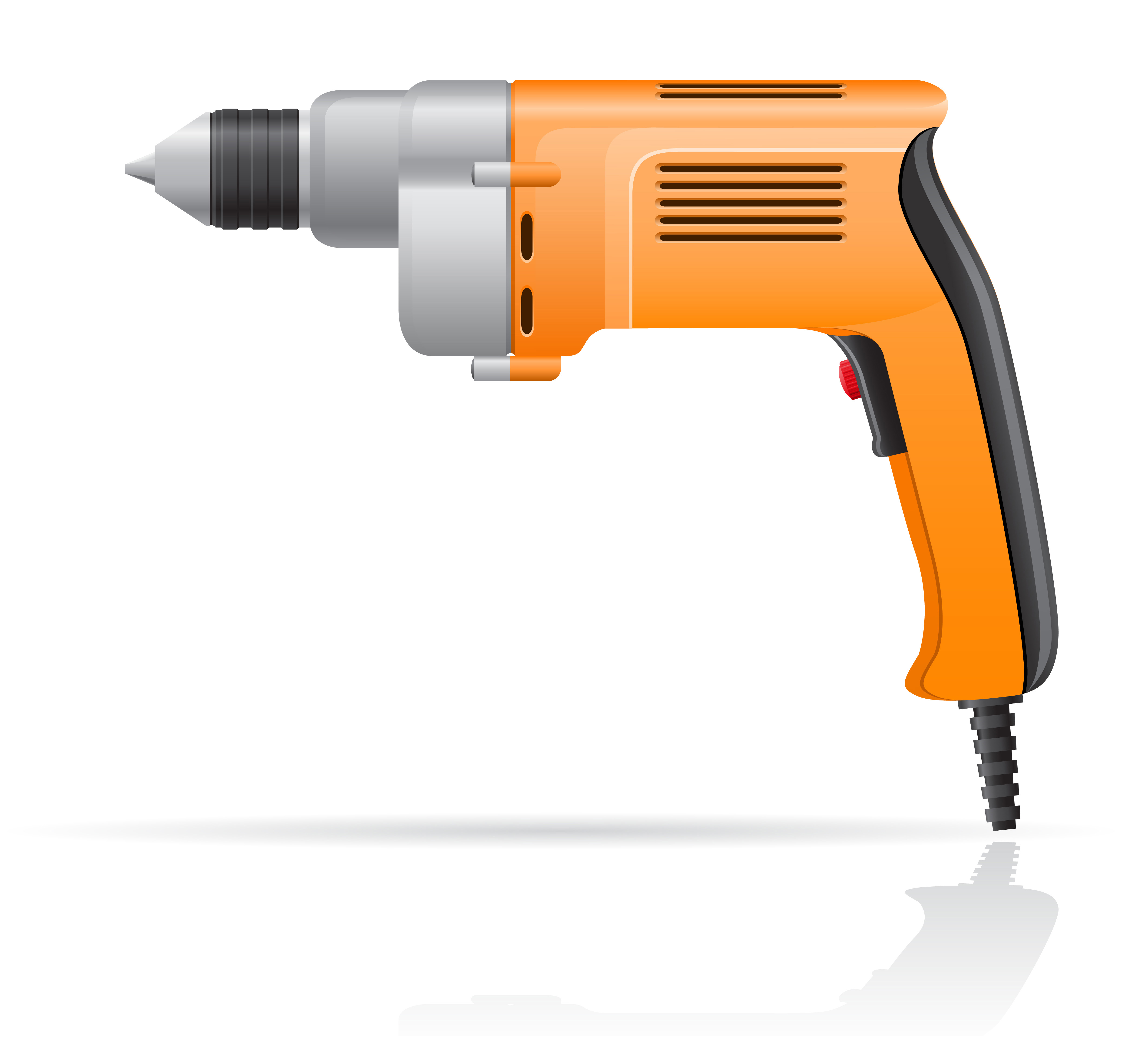 4939x4488 Power Drill Free Vector Art