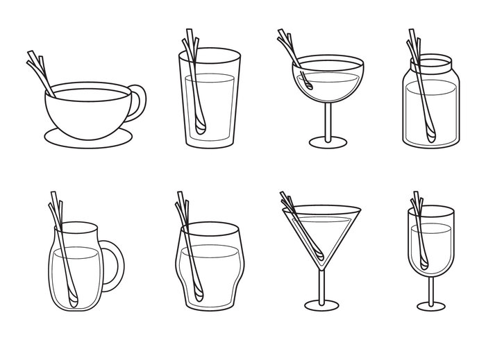 700x490 Free Drinking Glass With Lemongrass Vector