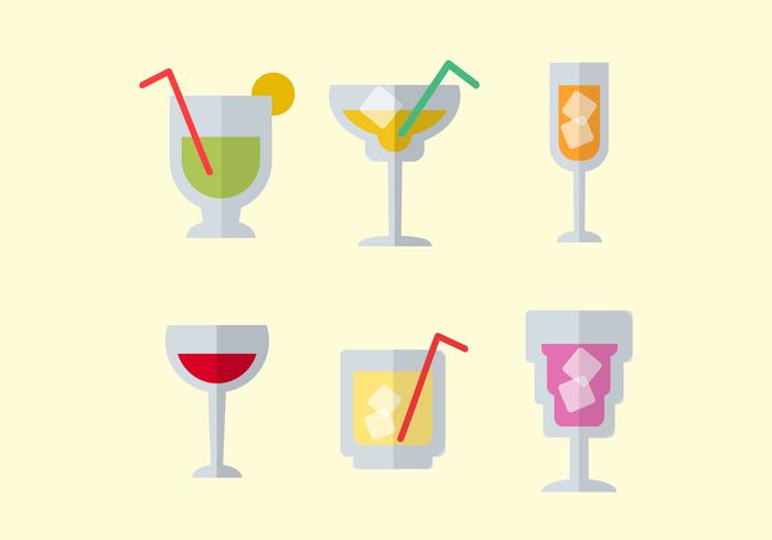 700x490 Free Cocktail Drinks Vector