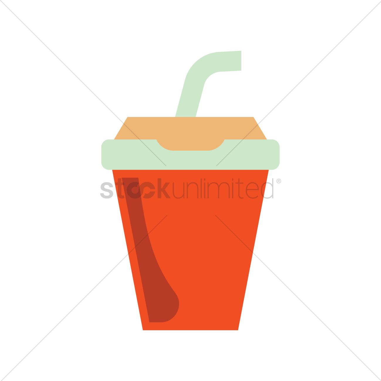 1299x1300 Soft Drink Vector Image