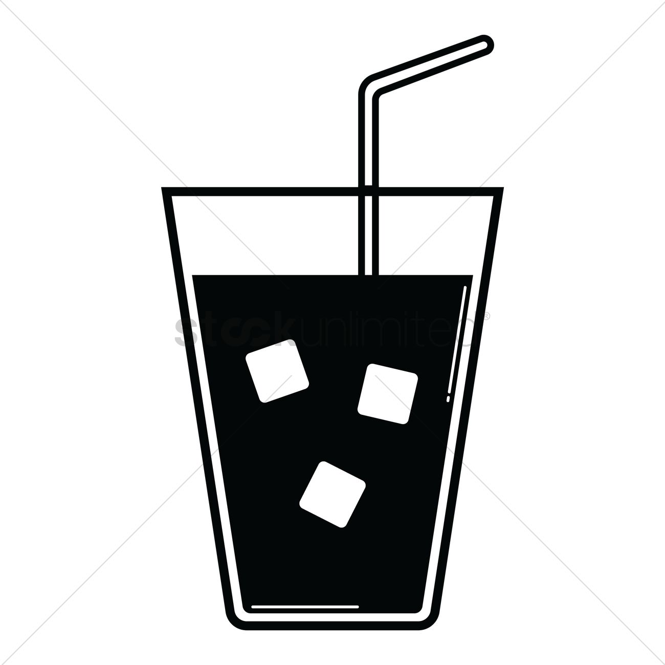 1300x1300 Cold Drink Vector Image