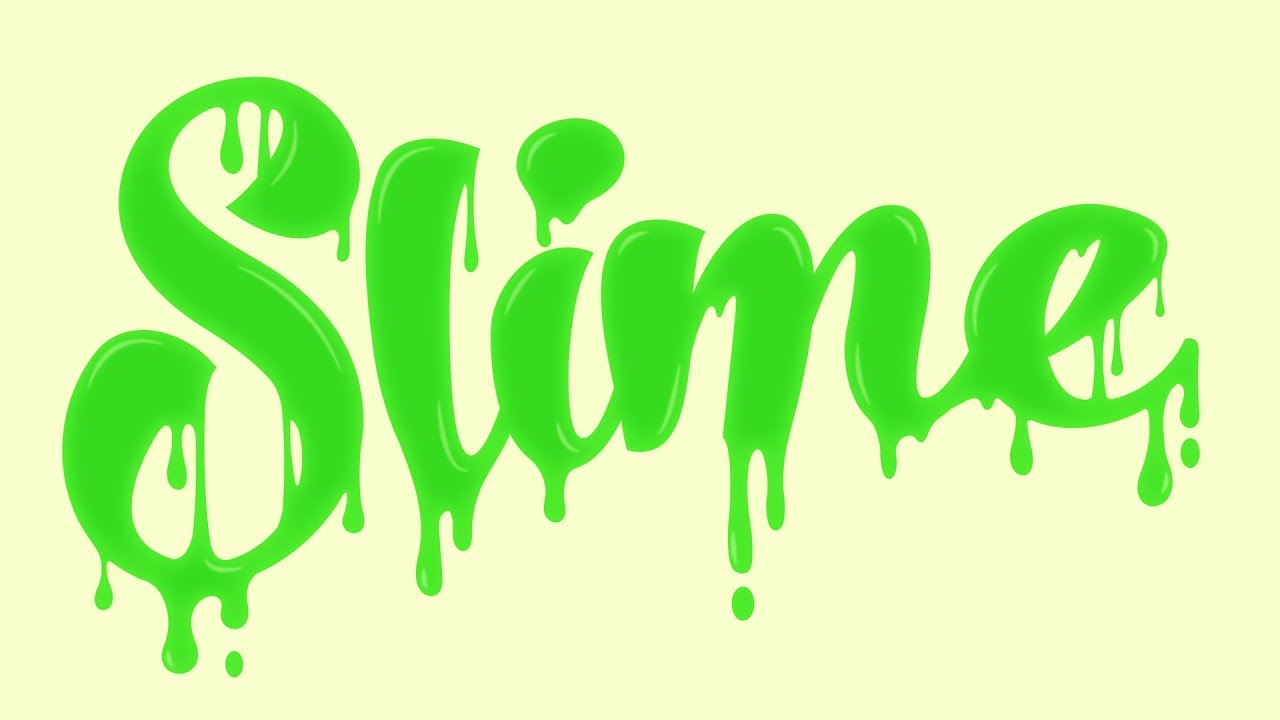 1280x720 Dripping Slime Custom Type Effect Illustrator Tutorial