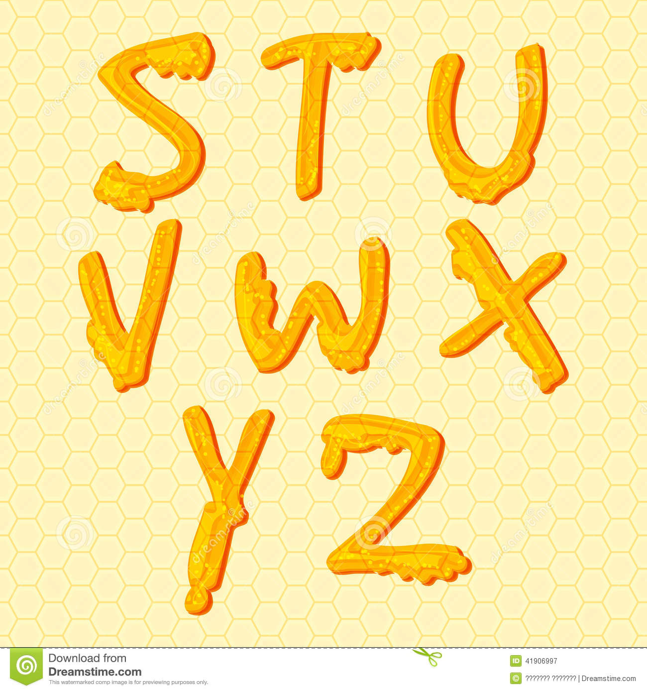 Dripping Honey Vector