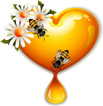356x368 Honey Free Vector Download