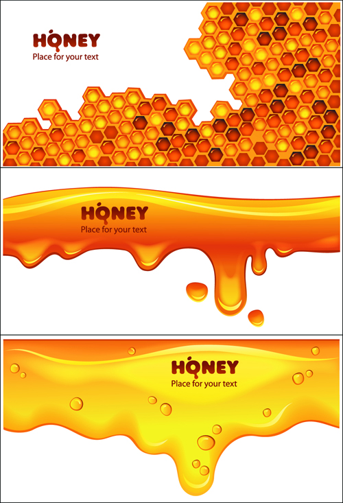 500x733 Bee Honey Dripping Effect Background Vector Free Download. 