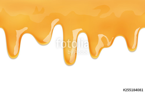 500x320 Seamless Pattern Of Dripping Glossy Honey Vector Stock Image