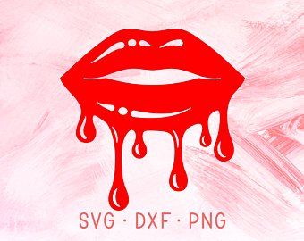 Dripping Lips Vector at Vectorified.com | Collection of Dripping Lips ...