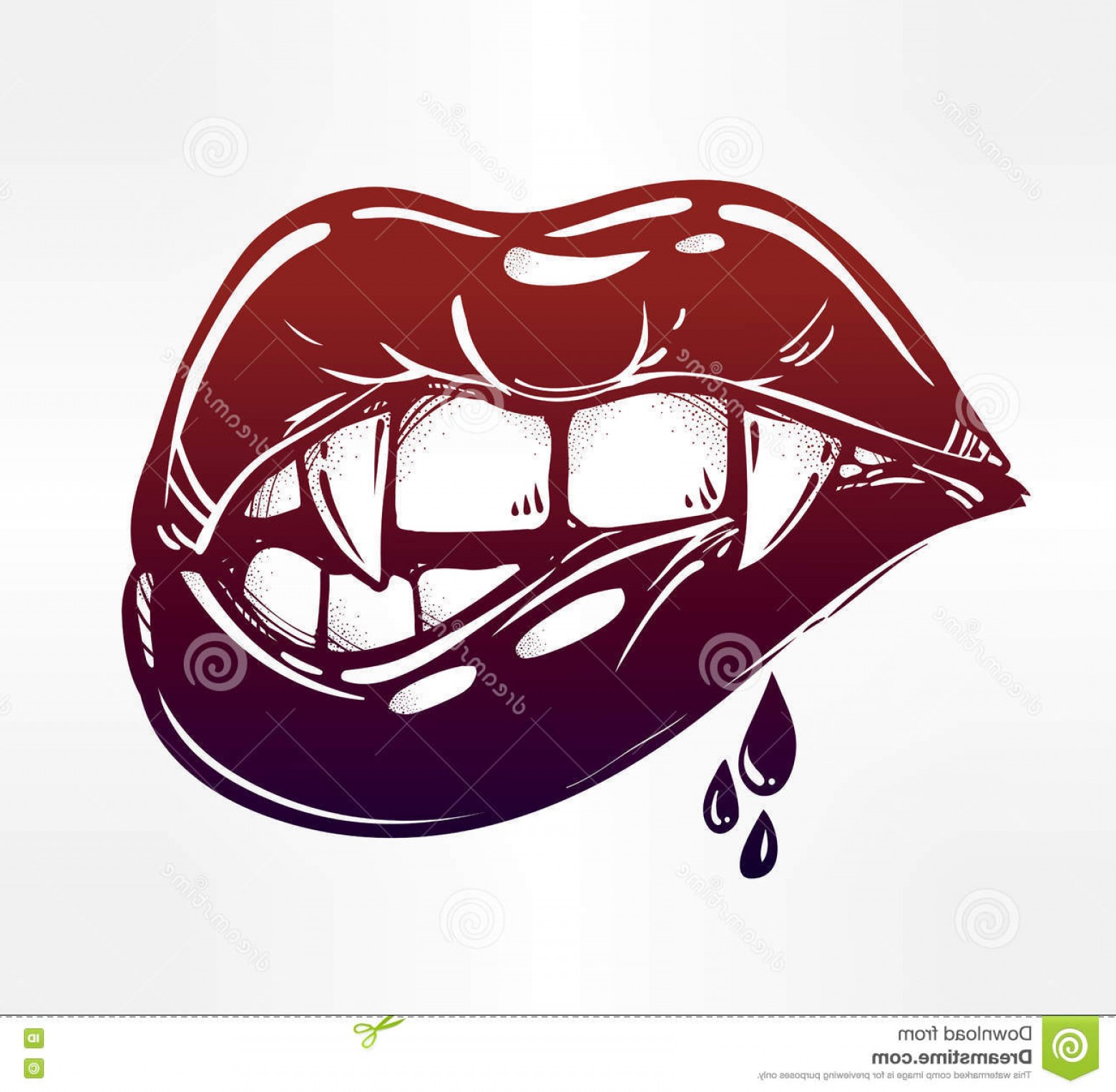 Dripping Lips Vector at Vectorified.com | Collection of Dripping Lips ...