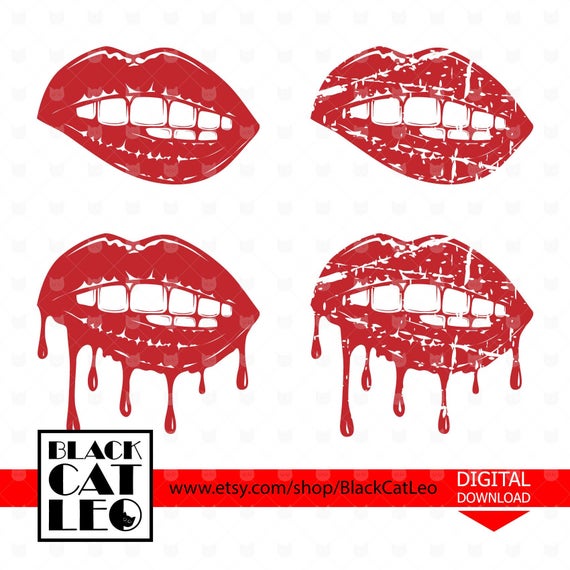 Dripping Lips Vector At Vectorified.com 