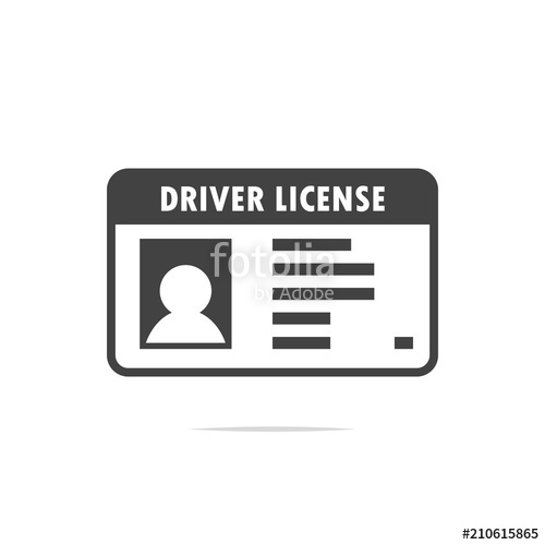 500x500 Driver License Icon Vector Transparent Stock Image And Royalty