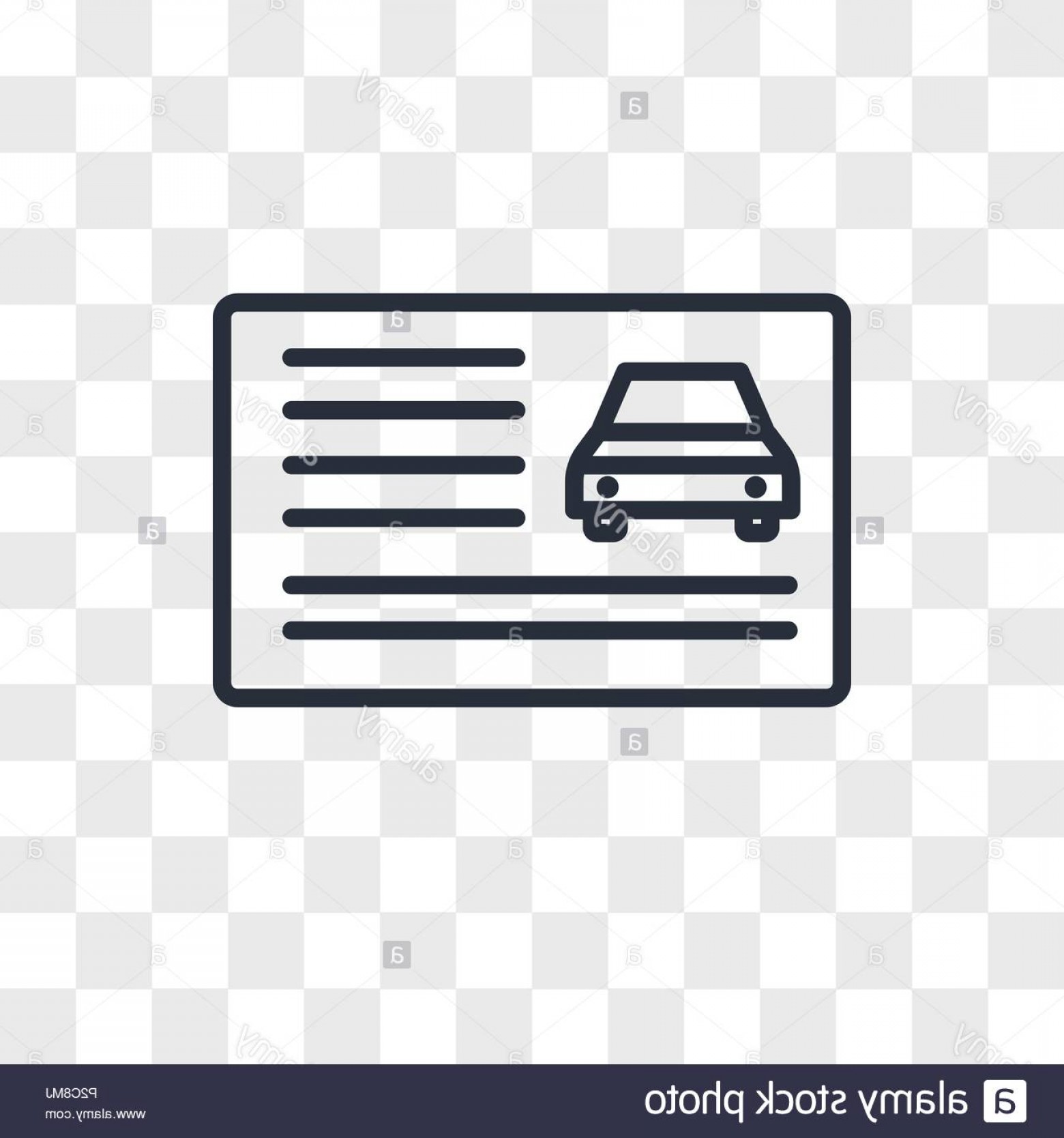 1560x1668 Drivers License Vector Icon Isolated On Transparent Background