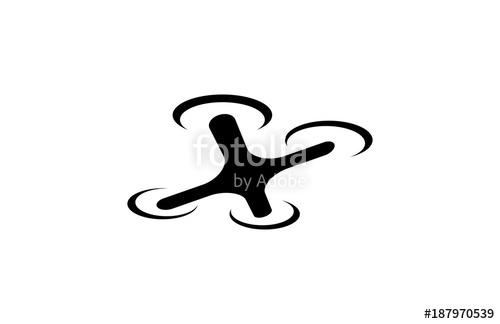 500x324 X Black Drone Logo Stock Image And Royalty Free Vector
