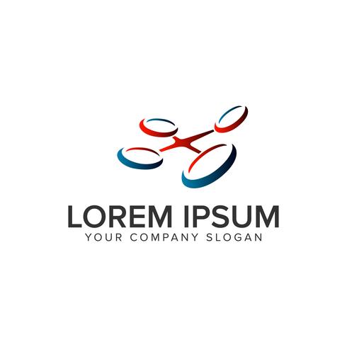 490x490 Drone Logo Design Concept Template Fully Editable Vector