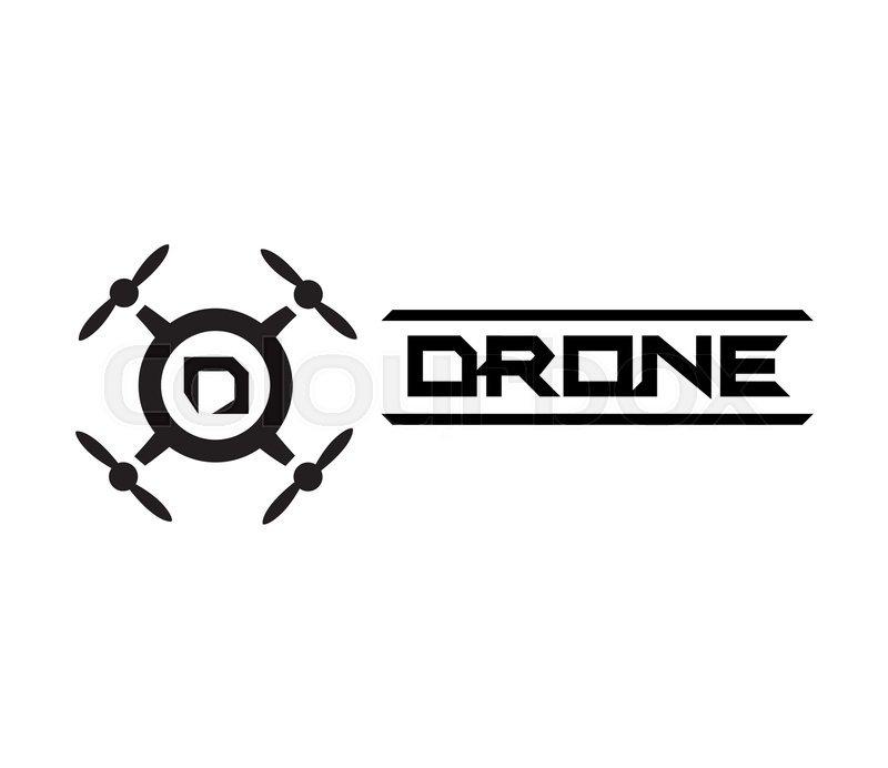 800x692 Drone Logo Concept Design Stock Vector Colourbox