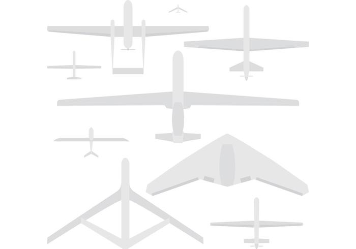 700x490 Military Drone Vectors
