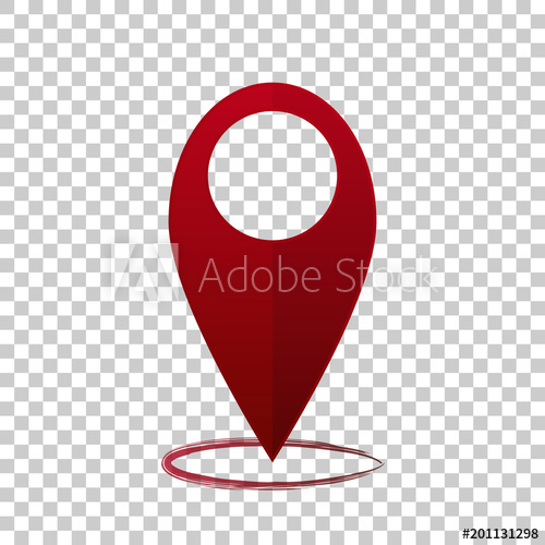 500x500 Vector Image Positioning On The Map Mark Icon Red Icon Location