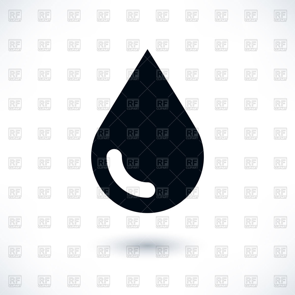 Black Flat Style Drop 1200x1200 Black Flat Style Drop