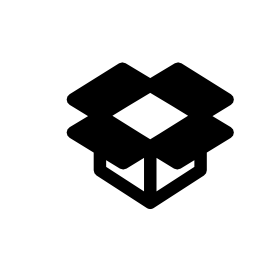256x256 Dropbox Outline Logo