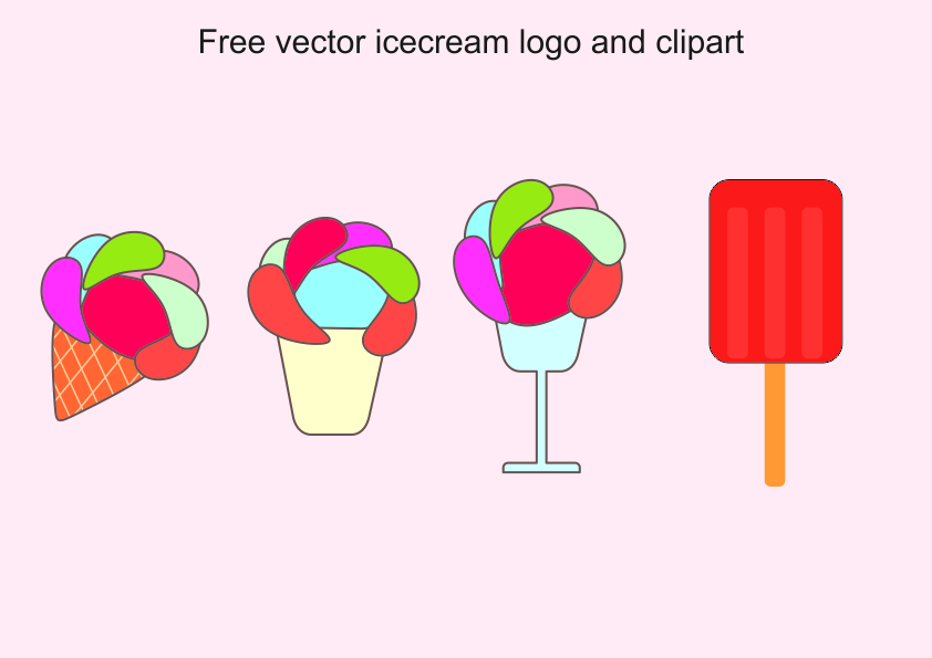 842x595 Digitalscrap Icecream Vector Logo And Clipart