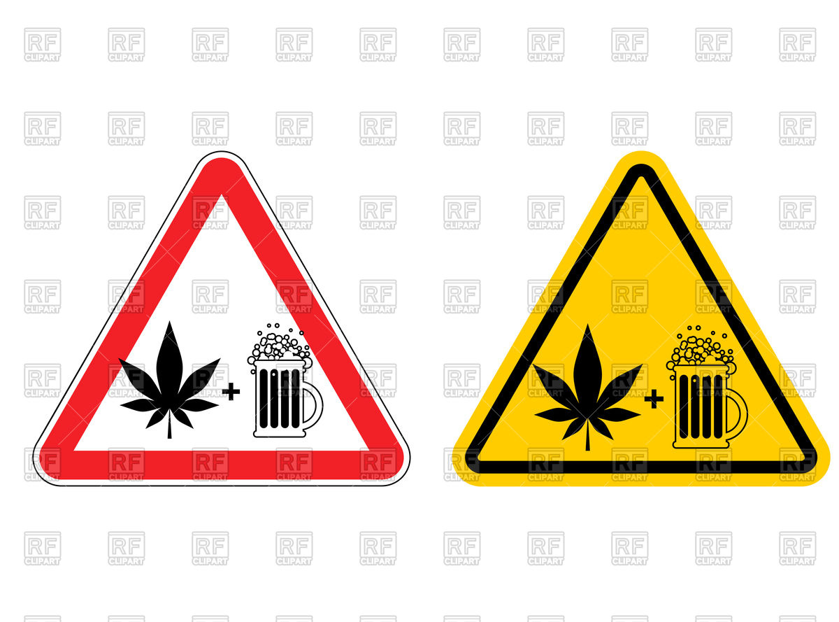 1200x889 Warning Sign Attention Alcohol And Drugs Vector Image Of Signs