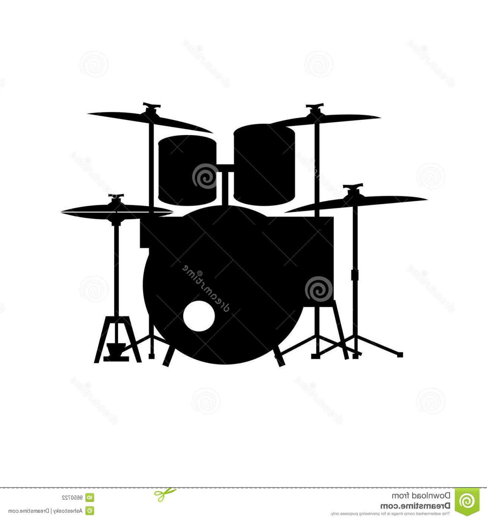 1560x1668 Drum Kit Vector