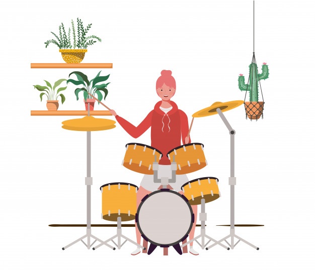 626x542 Drum Kit Vectors, Photos And Free Download