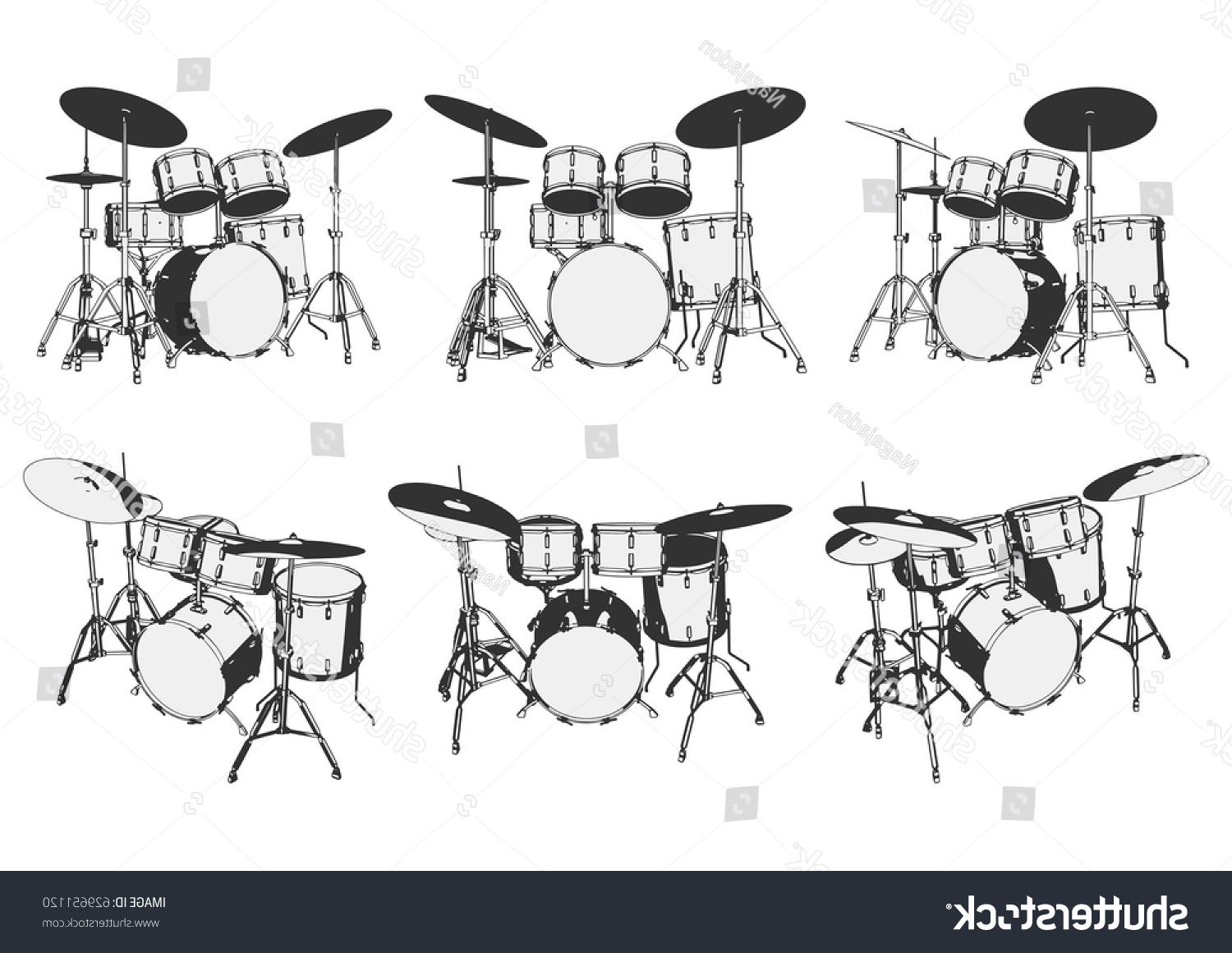 1500x1161 Best Free Drum Kit Vector Cdr Free Vector Art, Images, Graphics