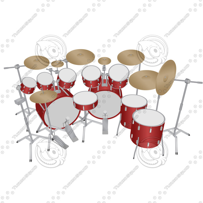 800x800 Shapes Other Drum Kit Vector