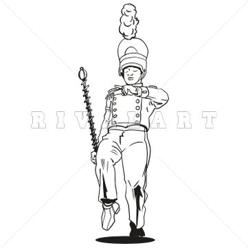 361x361 Drum Major Clipart