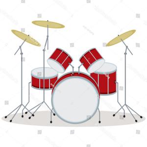 Drum Set Vector Illustration Kit Createmepink 300x300 Drum Set Vector Illustration Kit Createmepink