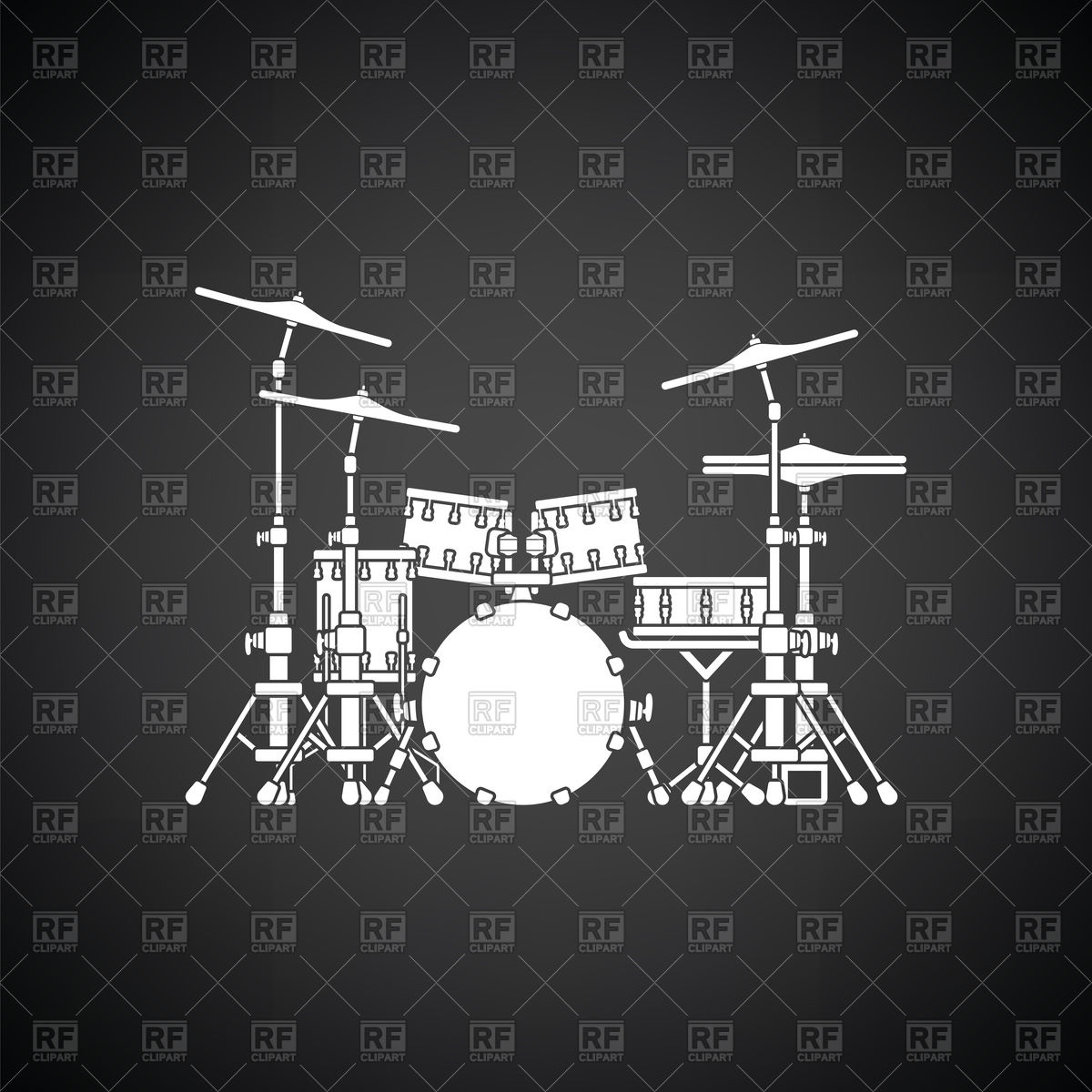 Drum Set Vector at Vectorified.com | Collection of Drum Set Vector free ...