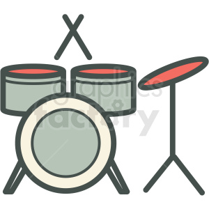 Drum Set Vector Icon Image Clipart Royalty Free Gif, Png 300x300 Drum Set Vector Icon Image Clipart Royalty Free Gif, Png