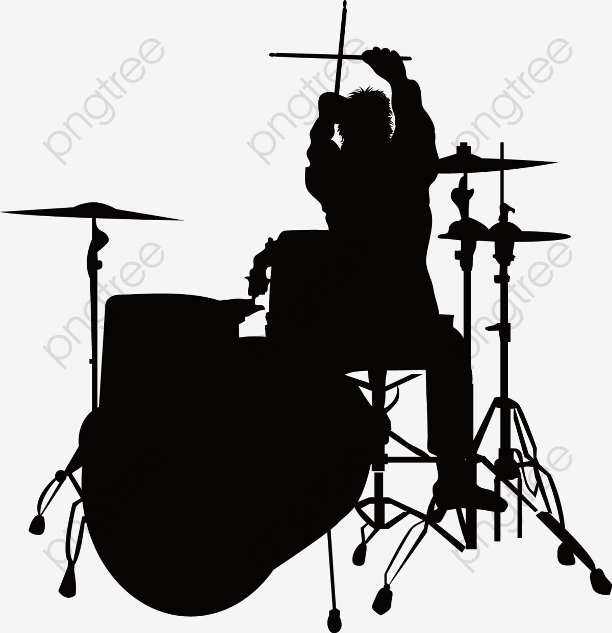 1200x1242 Drummer, Music Silhouette Figures, Sketch, Character Png