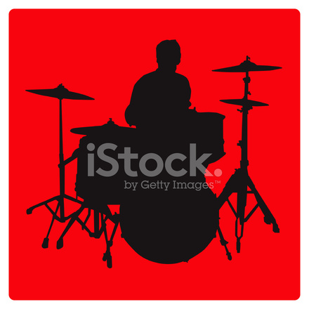 440x440 Drummer Silhouette