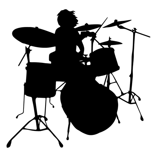 Drummer Silhouette Vector at Vectorified.com | Collection of Drummer ...