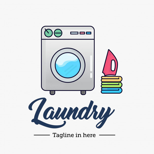 626x626 Laundry Dry Clean Logo Vector Premium Download