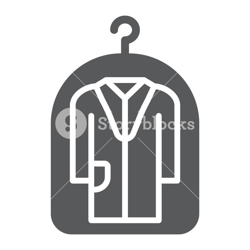 1000x1000 Cover For Clothes Solid Icon, Laundry And Protection, Dry Cleaning