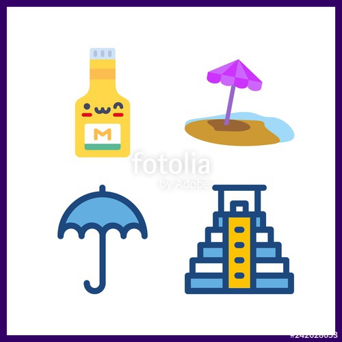 500x500 Dry Icon Vector Illustration Dry Set Pyramid And Mustard Icons
