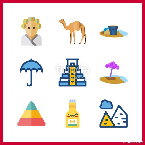 500x500 Dry Icon Vector Illustration Dry Set Hair Curler And Sand