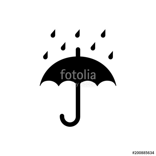 500x500 Keep Dry Packaging Symbol Vector Stock Image And Royalty Free