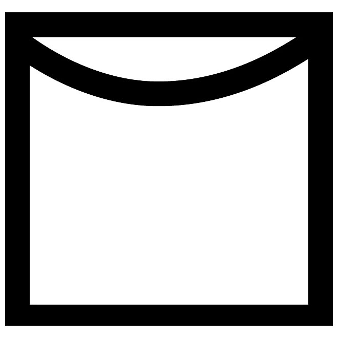 660x660 Line Dry Vector Symbol