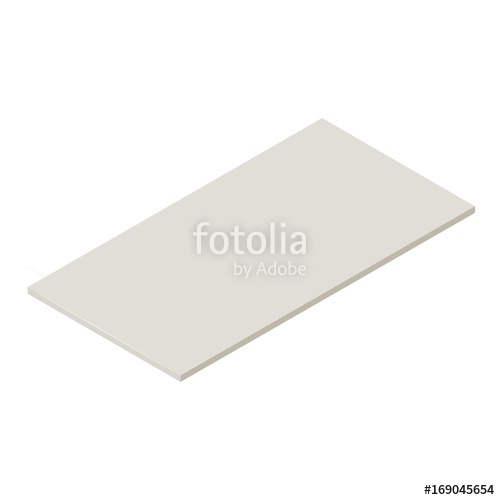 500x500 Drywall Icon, Isometric Style Stock Image And Royalty Free