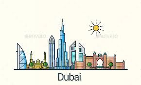 290x174 Image Result For Dubai Skyline Silhouette Vector Painted