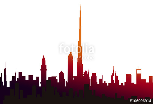 500x341 Dubai Skyline