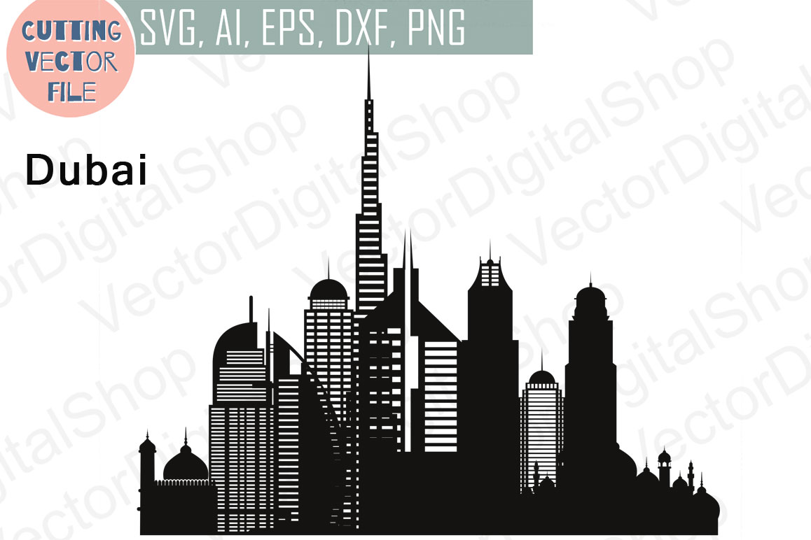1158x772 Dubai Vector, Travel Skyline United Arab Emirates, Png