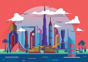 286x200 Dubai Free Vector Art