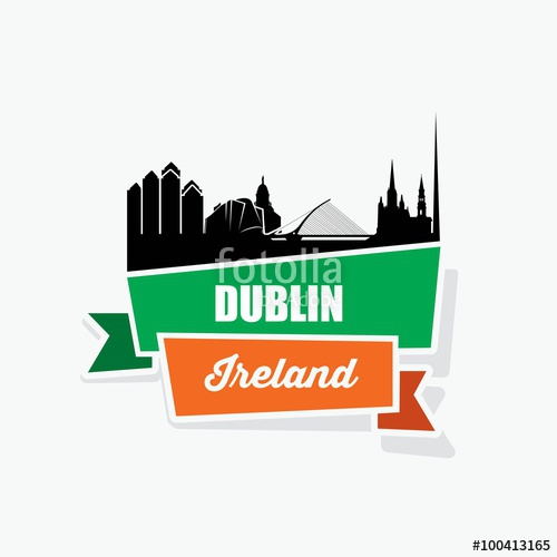 500x500 Dublin Skyline Stock Image And Royalty Free Vector