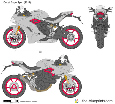 Ducati Supersport Vector Drawing 400x364 Ducati Supersport Vector Drawing